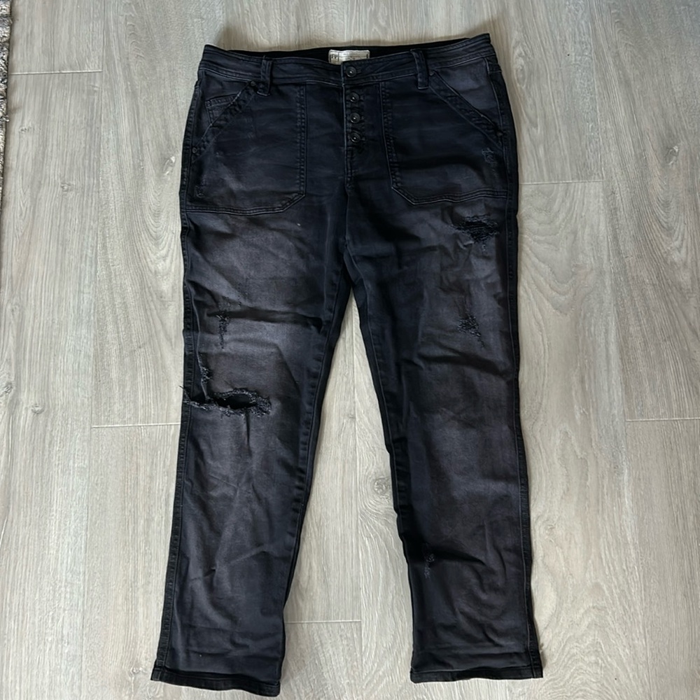 Free People Black Jeans